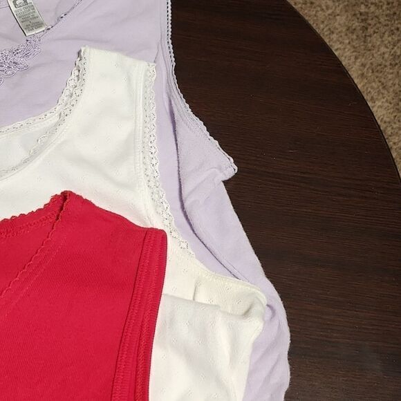 Set of 3 sleeveless tank tops undershirts sleepwear shirts - Picture 6 of 6